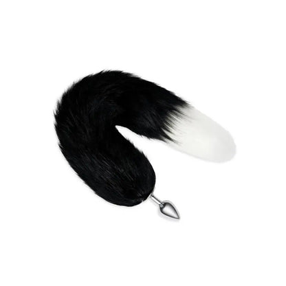 Experience Sensational Play with the Black Foxtail Butt Plug