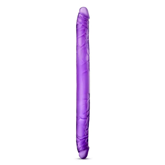 Experience Sensational Pleasure with the 16 Inch Purple Double Dildo