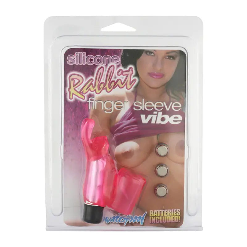 Experience Sensational Pleasure with the Silicone Rabbit Finger Sleeve