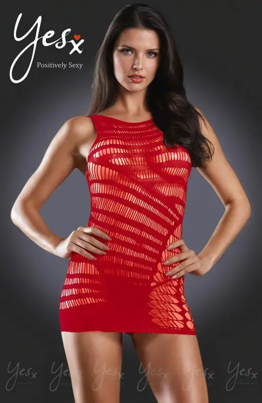 Experience the Allure of the YesX YX983 Dress in Seductive Red