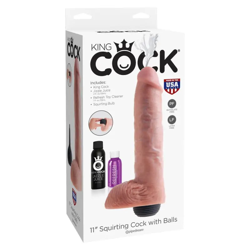 Experience the King Cock 11 Inch Squirting Cock for Ultimate Pleasure