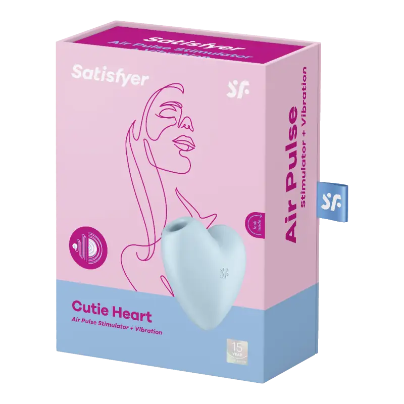 Satisfyer Cutie Heart - Light Red