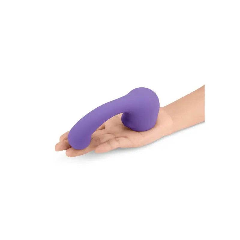 Experience the Sensation of the Curve Weighted Silicone Petite Wand Attachment