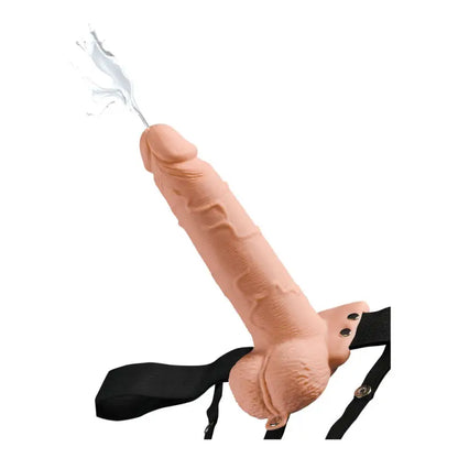 Experience Thrilling Intimacy with Fetish Fantasy 7.5 Inch Hollow Squirting Strapon