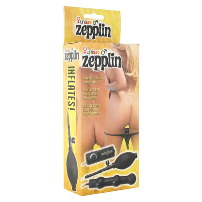 Experience Thrills with Zepplin Unisex Inflatable Vibrating Anal Wand