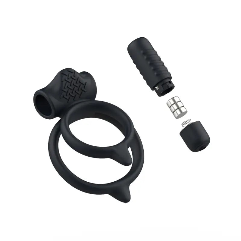 Experience Ultimate Pleasure with Bcharmed Basic Massaging Dual Cock Ring