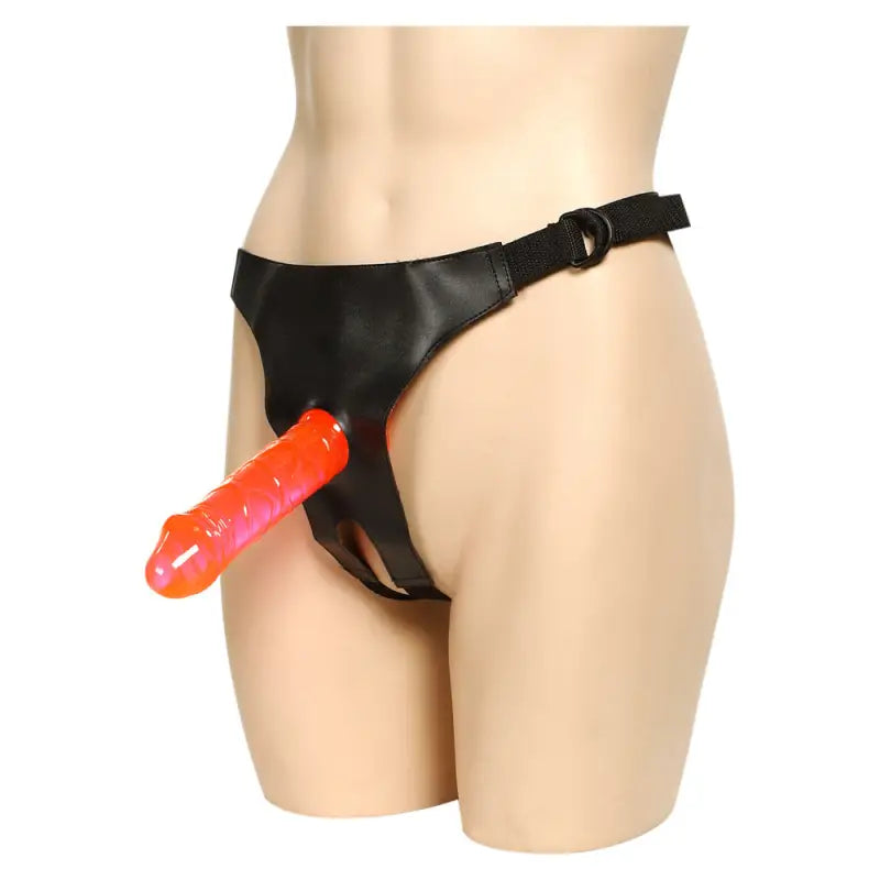 Experience Ultimate Pleasure with Crotchless Strap On Harness and Dongs