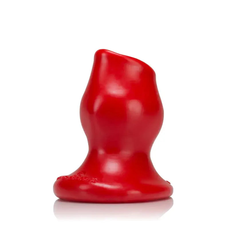 Experience Ultimate Pleasure with Oxballs Hollow Butt Plug Medium Red