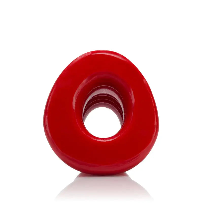 Experience Ultimate Pleasure with Oxballs Hollow Butt Plug Medium Red