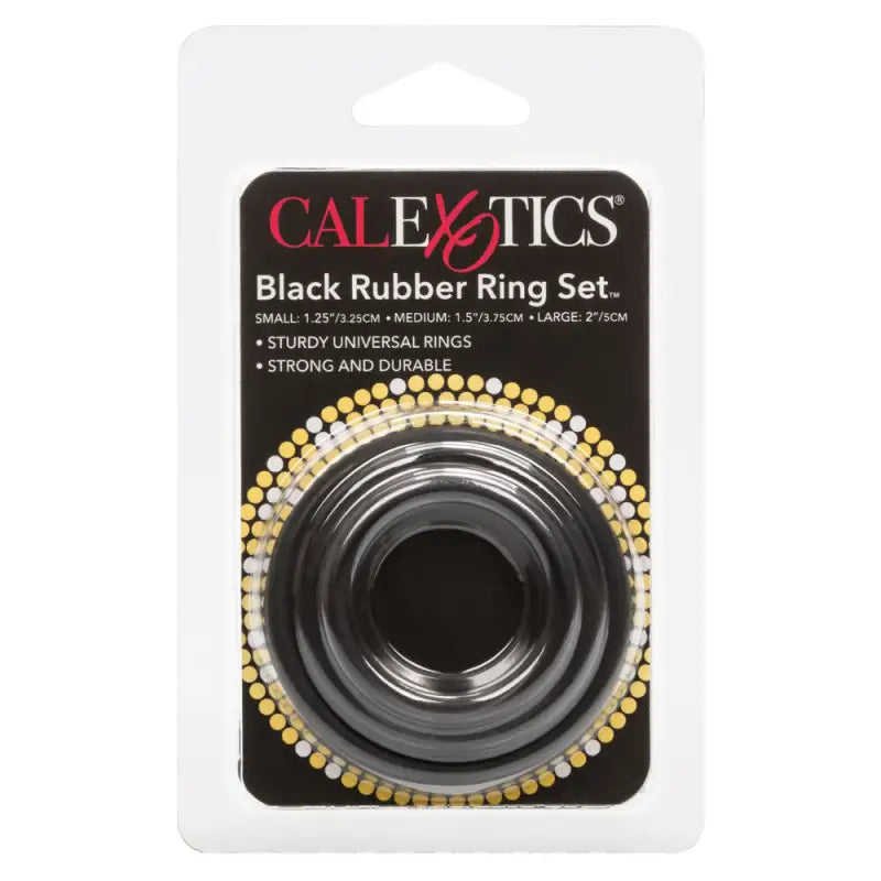 Experience Ultimate Pleasure with the 3 Piece Rubber Ring Set