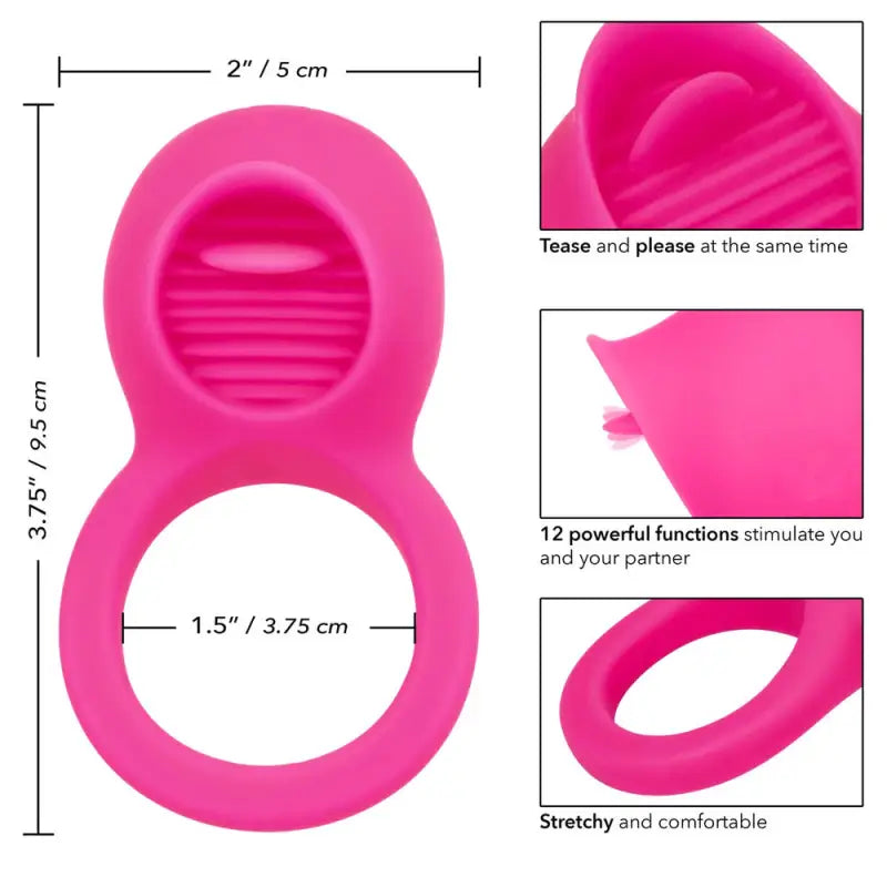 Experience Ultimate Pleasure with the Rechargeable Teasing Tongue Enhancer