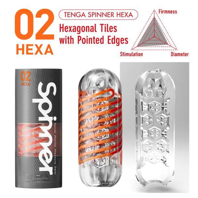 Experience Ultimate Pleasure with the Tenga Hexa Spinner Masturbator