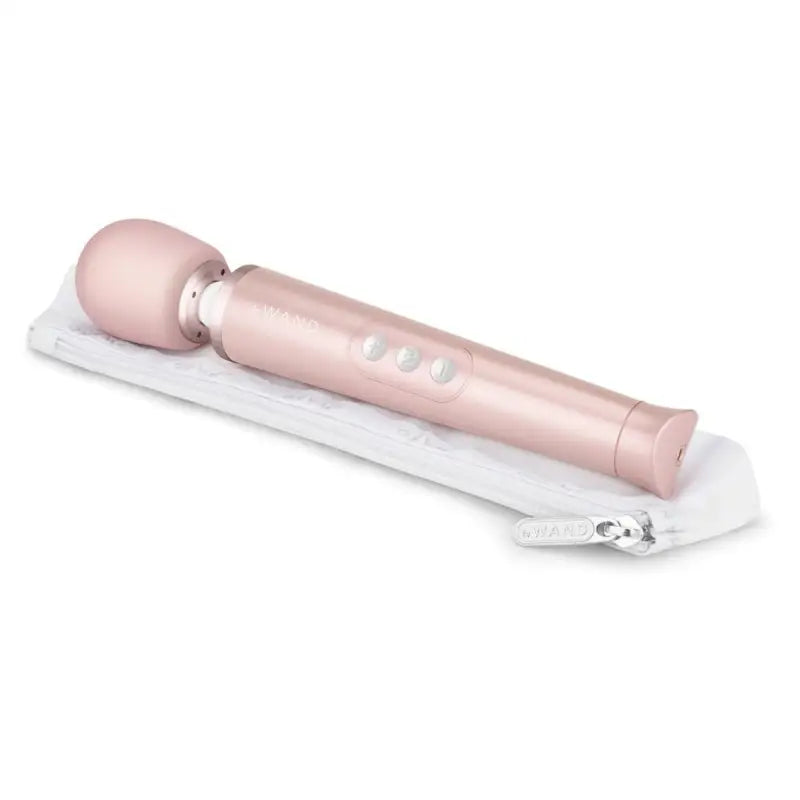 Experience Ultimate Pleasure with the Wand Petite Gold Travel Rechargeable