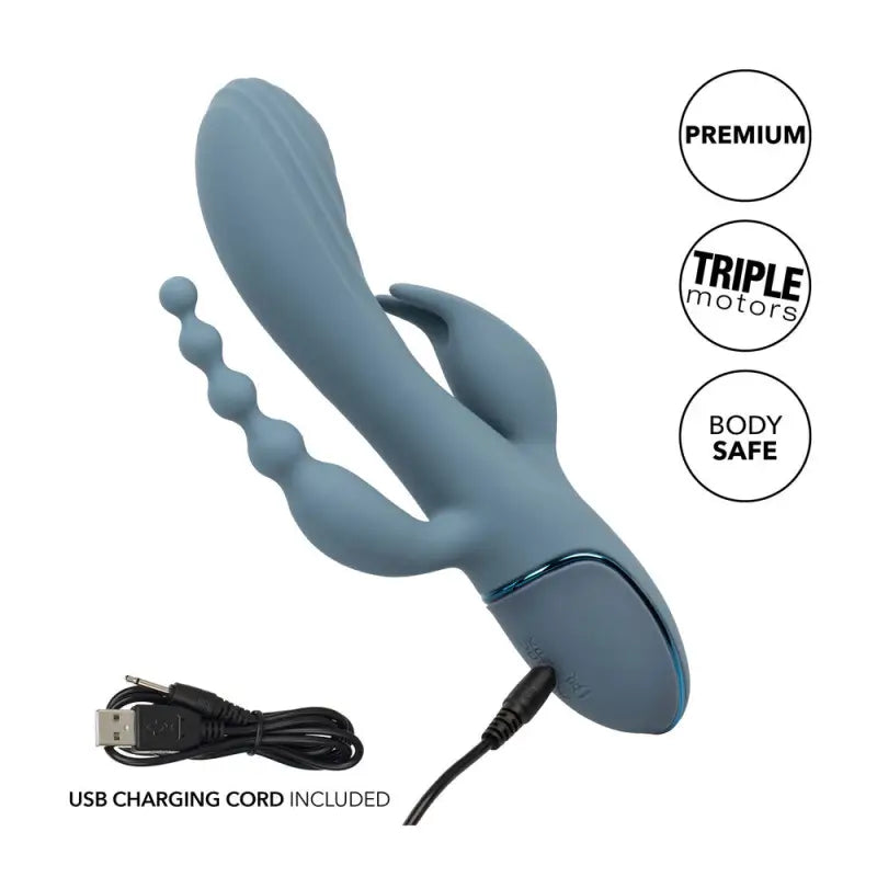 Experience Ultimate Pleasure with Triple Ecstasy Triple Motor Stimulator