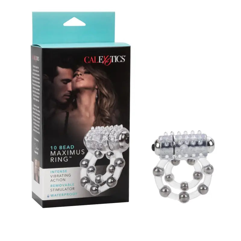 Waterproof Maximus Enhancement Ring - 10 Stroker Beads