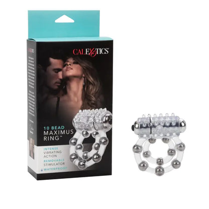 Waterproof Maximus Enhancement Ring - 10 Stroker Beads