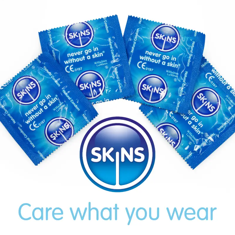 Skins Condoms Natural FOIL (BAG 500)