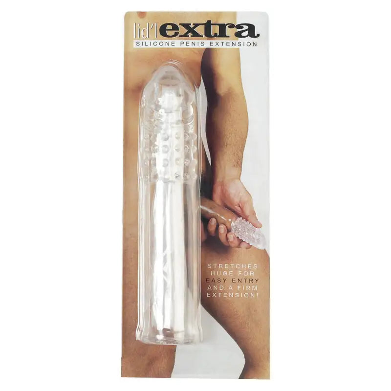 Experience Unforgettable Intimacy with Clear Soft Penis Extension