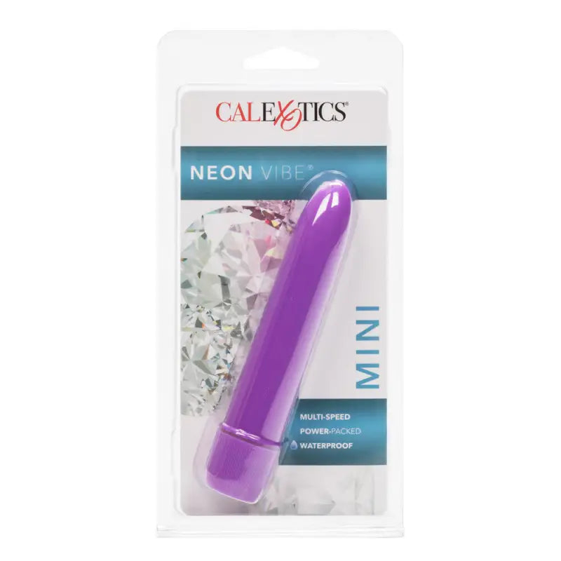 Experience Unforgettable Pleasure with the Neon Purple Mini Multi Speed Vibrator