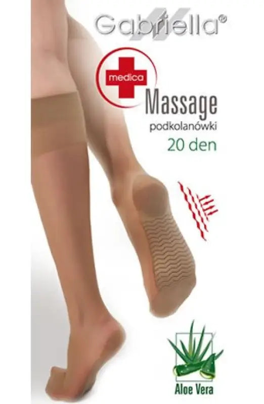 Experience Unmatched Comfort with Gabriella Medica Massage Knee Highs - One Size