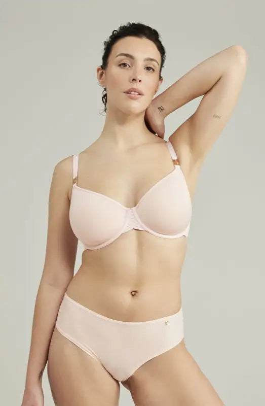 Experience Unmatched Comfort with the Stretch Boss Cover Bra Blush Pink