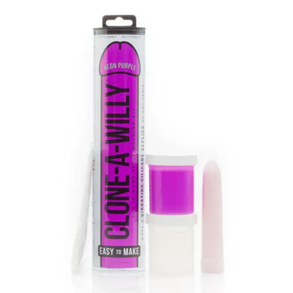 Experience Unmatched Pleasure with Clone A Willy Neon Purple Silicone