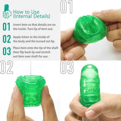 Experience Unmatched Pleasure with Tenga Uni Emerald Sleeve Masturbator