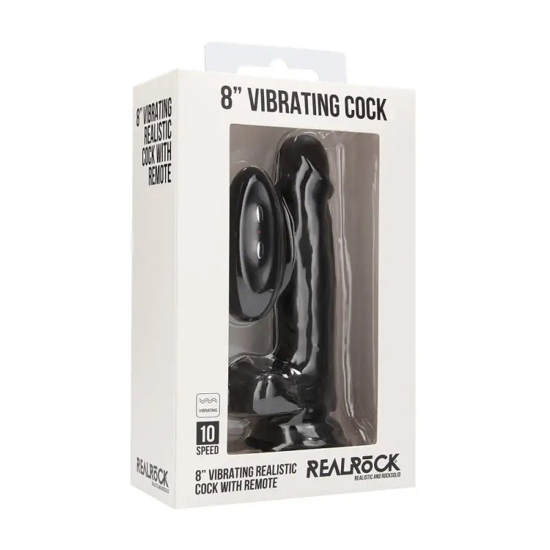 Experience Unmatched Pleasure with the 8 Inch Vibrating Realistic Cock