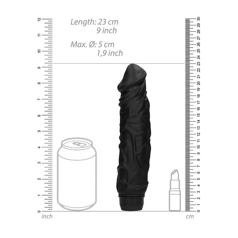 Experience Unmatched Pleasure with the Realistic Vibrator Black