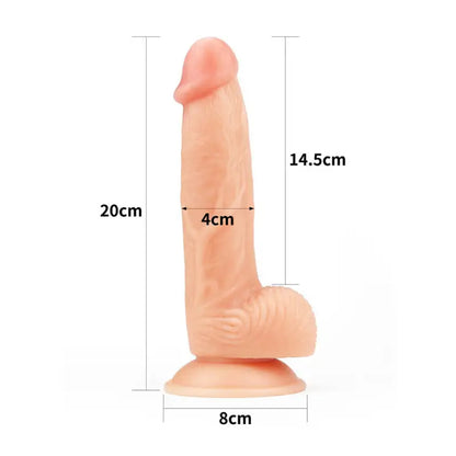 Experience Unmatched Pleasure with the Ultra Soft Dude Realistic Dildo