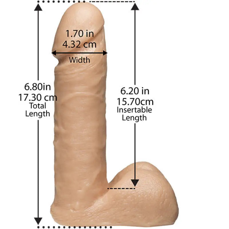 Experience Unmatched Pleasure with the VacULock 7 Inch Realistic Cock