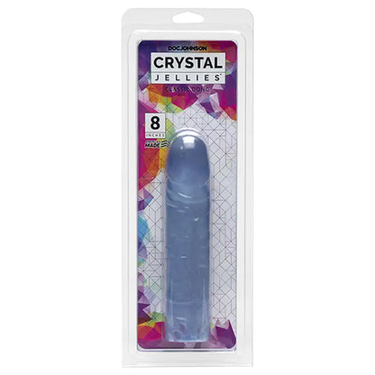 Experience Unmatched Sensation with Crystal Jellies 8 Inch Dong Clear