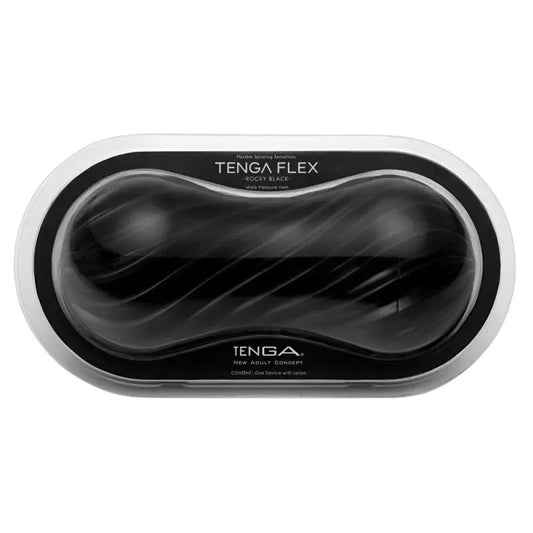 Experience Unmatched Sensation with Tenga Flex Rocky Black Masturbator