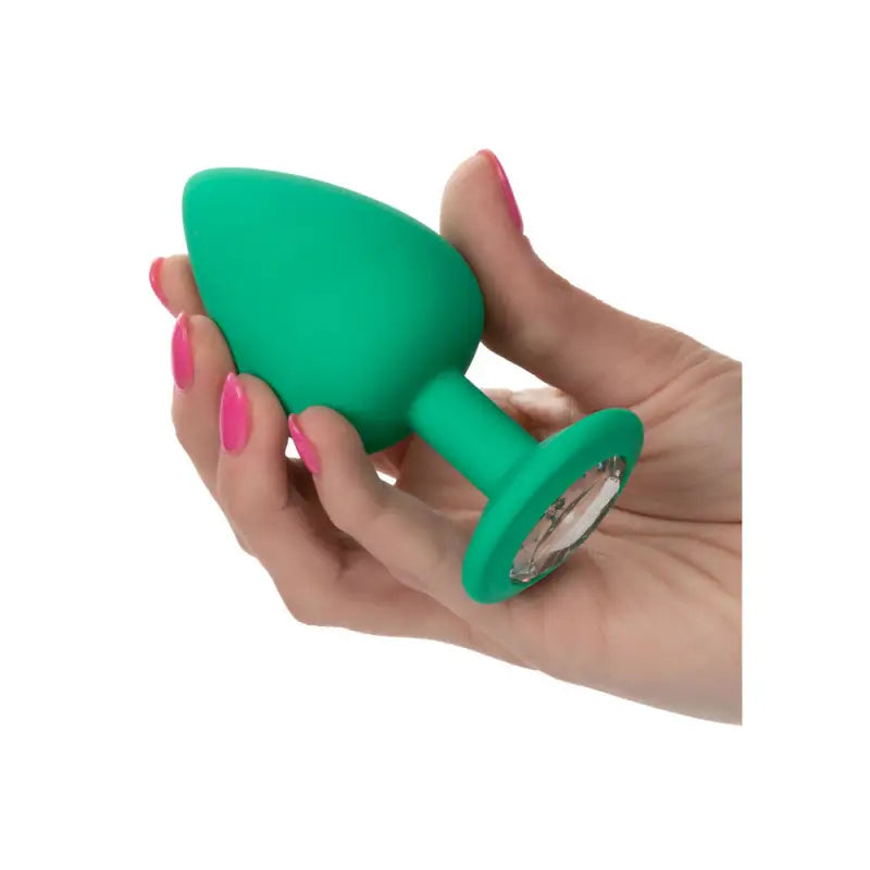 Explore Pleasure with Cheeky Gems Butt Plugs 3 Piece Set Green