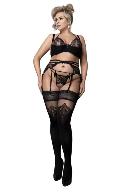 Exquisite Ladies Black Hold Ups for Ultimate Comfort and Style