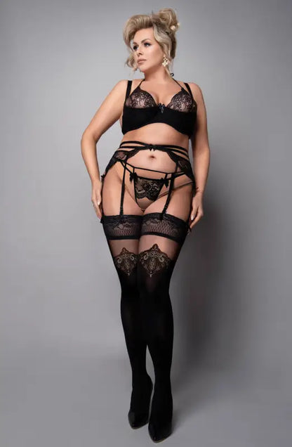 Exquisite Ladies Black Hold Ups for Ultimate Comfort and Style