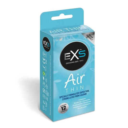 EXS Air Thin Condoms 12 Pack for Ultimate Comfort and Sensation