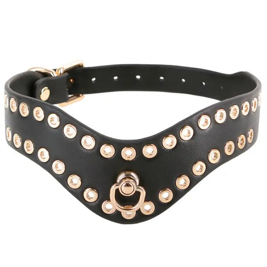 Fashion Kali Collar with Adjustable Buckle Closure for Bondage Gear