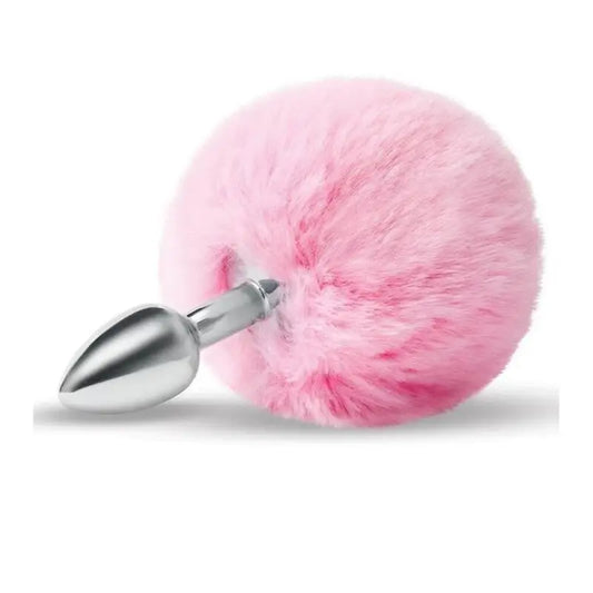 Furry Tales Pink Bunny Tail Butt Plug for Enchanting Adventures