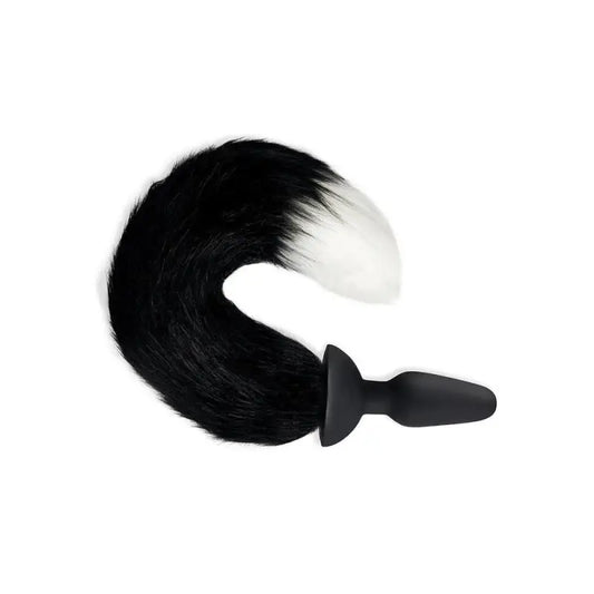 Furry Tales Vibrating Butt Plug with Remote and Faux Fur Tail