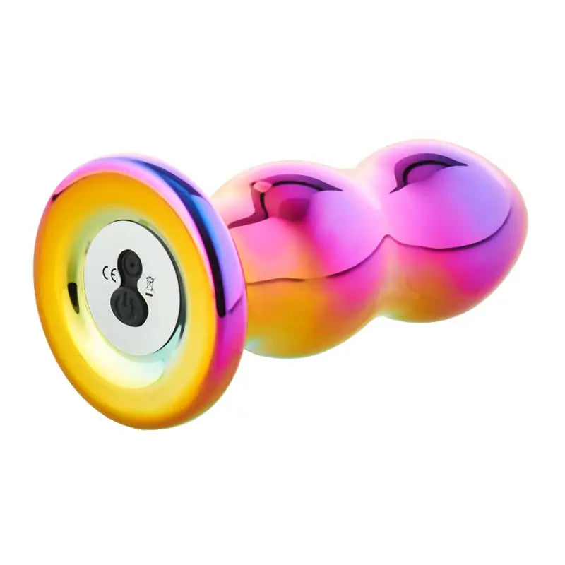 Glamour Glass Remote Control Curved Butt Plug for Ultimate Pleasure