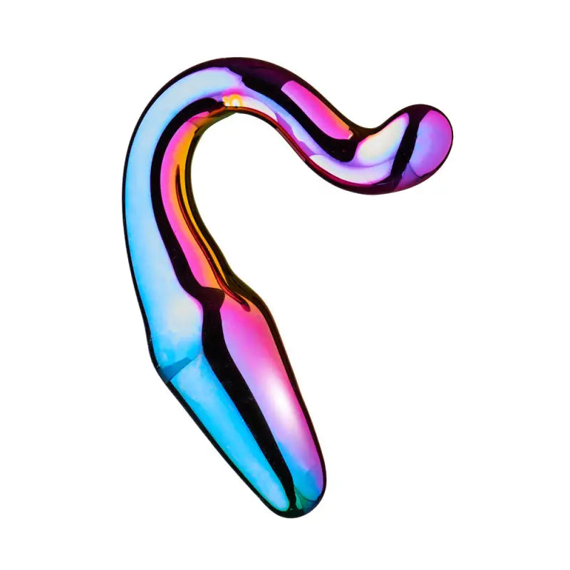 Glamour Glass Sleek Anal Tail Plug Made from Borosilicate Glass