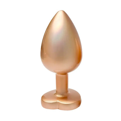 Gleaming Love Pearl Gold Butt Plug Large for Ultimate Pleasure