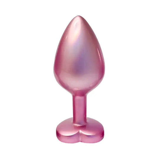 Gleaming Love Pearl Pink Butt Plug for Enhanced Anal Pleasure