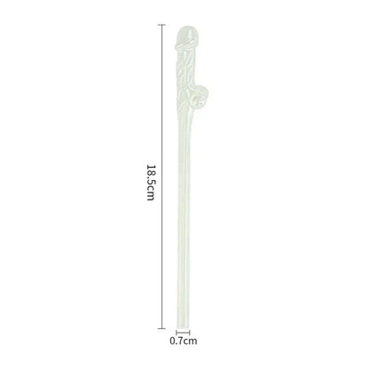 Glow In The Dark Willy Straws Lovetoy Pack Of 9 For Hen Nights