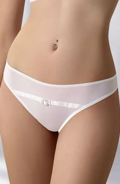 Gracya Venus Brief with Dazzling Diamante Brooch and Pretty Ribbon Bow