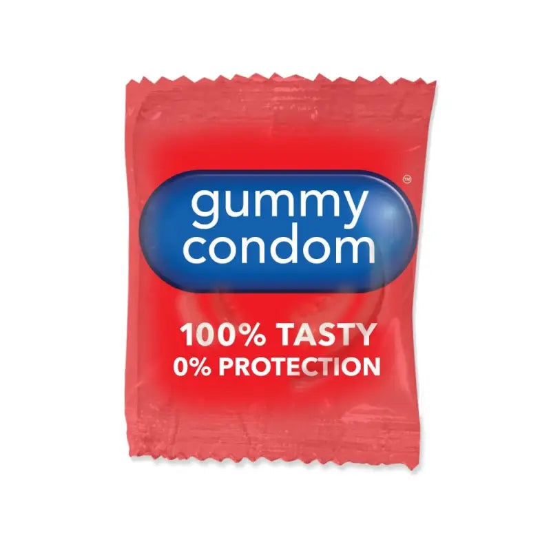 Gummy Condoms x10 Strawberry Flavored Edible Treats for Fun