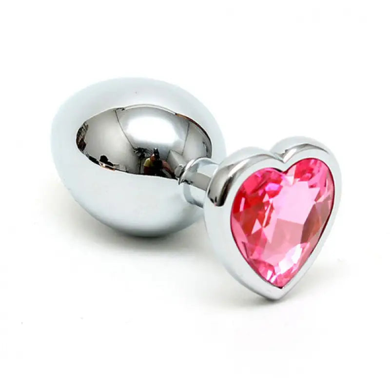 Heart Shaped Crystal Small Butt Plug for Ultimate Pleasure Experience