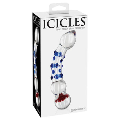 Icicles No. 18 Hand Blown Glass GSpot Dildo for Intense Pleasure