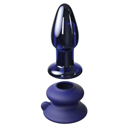 Icicles No. 85 Vibrating Glass Butt Plug Massager for Ultimate Pleasure